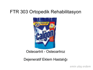 FTR 303 Ortopedik Rehabilitasyon