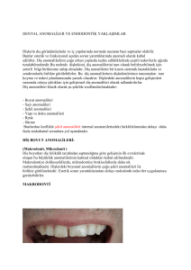 anomaliler ve endodontik yaklaşımlar