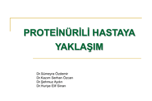 Proteinüriye yaklaşım - Prof.Dr. Ahmet NAYIR