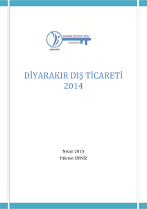 Diyarbakır Dış Ticareti 2014, H. Deniz