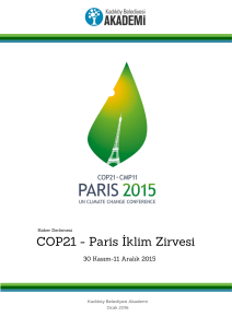 COP 21 Paris Haber Derlemesi