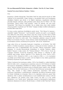 Ön Asya Dünyasında İlk Türkler: Kimmerler ve İskitler / Prof. Dr. M