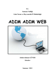 ADIM ADIM WEB - Samsun İl Gıda Tarım ve Hayvancılık Müdürlüğü