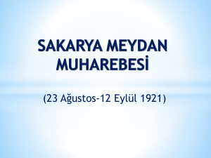 Ankara Antlaşması 20 EKİM 1921