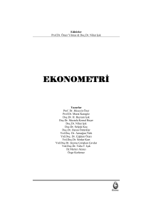 ekonometri - Lisans Yayıncılık