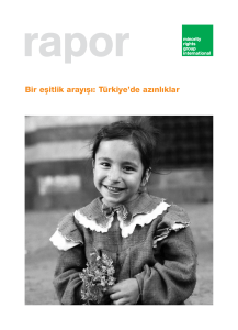 Bir eşitlik arayışı: Türkiye`de azınlıklar