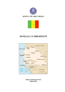 Senegal Bilgi Notu - Konya Ticaret Odası