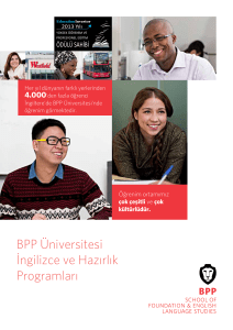 BPP Üniversitesi İngilizce ve Hazırlık Programları