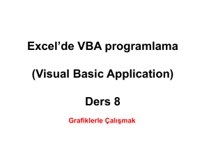 Excel`de VBA programlama (Visual Basic Application) Ders 7