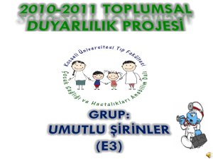 2010-2011 toplumsal duyarlılık projesi