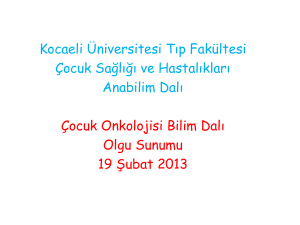 Slayt 1 - Kocaeli Üniversitesi Tıp Fakültesi