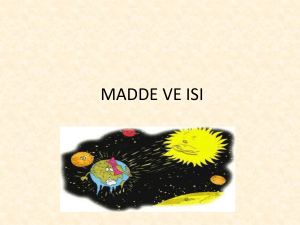MADDE VE ISI - WordPress.com