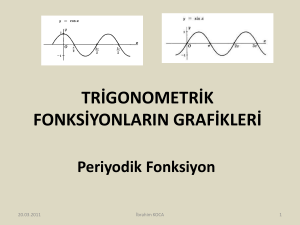 trigonometrik fonksiyonların grafikleri