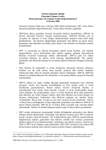 Yönetici Özeti - Türkiye Bankalar Birliği