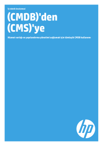 CMDB`den ITIL v3 Configuration Management System yazılımına