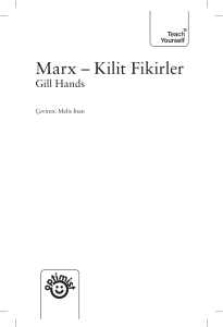 Marx – Kilit Fikirler