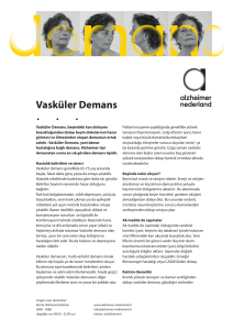 Vasküler Demans - Alzheimer Nederland
