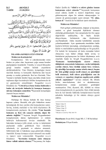 11.04.2014 islamda komşuluğun önemi - Denizli Diyanet-Sen