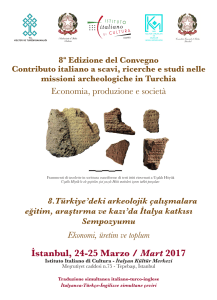 İstanbul, 24-25 Marzo / Mart 2017 - Istituto Italiano di Cultura Istanbul