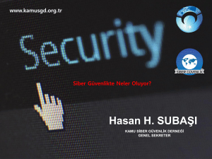 Hasan H. SUBAŞI - Kamu Siber Güvenlik Derneği