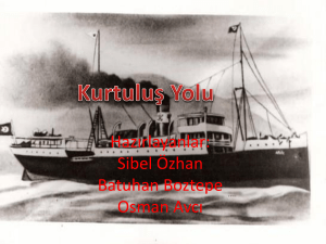 Haz*rlayanlar: Sibel Özhan Batuhan Boztepe Osman Avc*