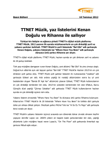 Türk Telekom Müzik, Yaz Listelerini Kenan