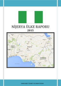 nijerya ülke raporu - Karacabey Ticaret ve Sanayi Odası