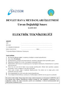 elektrik teknikerliği