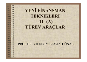 uluslar arası finans ders notları - FİNANSEKOL Prof. Dr. Yıldırım