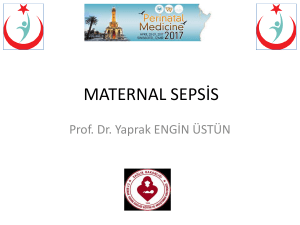 MATERNAL SEPSİS