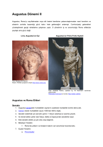 Augustus Dönemi II
