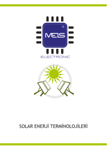 solar enerji terminolojileri