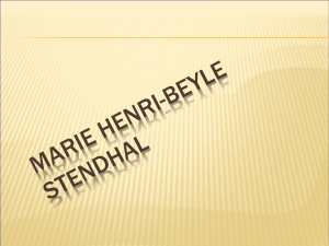 Marie Henri-Beyle Stendhal