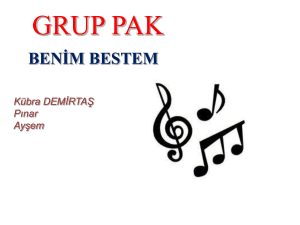 BENİM BESTEM Kübra DEMİRTAŞ Pınar Ayşem Müzik