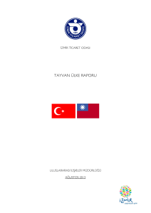 tayvan ülke raporu - İzmir Ticaret Odası