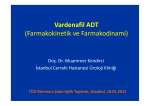 Vardenafil ADT (Farmakokinetik ve Farmakodinami)