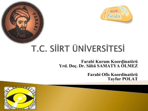 TC S**RT ÜN*VERS*TES - Farabi | Siirt Üniversitesi
