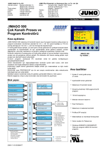 JIMAGO 500 Çok Kanallı Proses ve Program Kontrolörü
