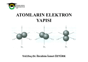 atomların elektron yapısı
