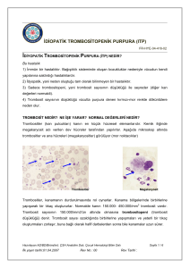 Idiyopatik trombositopenik purpura (ITP)