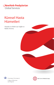 (Turkish) Global Heathcare Brochure - NewYork