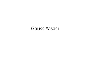 Gauss Yasası