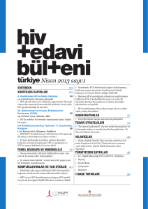 türkiye Nisan 2013 sayı:1 - HIV i-Base