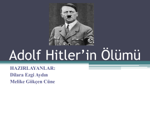 Adolf Hitler*in Ölümü