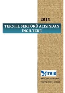 TEKSTİL SEKT&Ouml;R&Uuml; A&Ccedil;ISINDAN İNGİLTERE