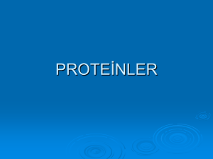 Proteinler bileşimleri yönünden 2 çeşit. Basit protein