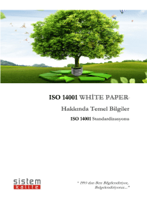 ISO 14001 - Sistem Kalite