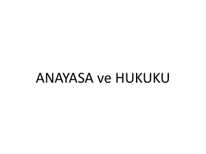 A. ANAYASA HUKUKU
