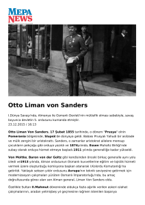 Otto Liman von Sanders