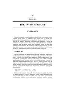 psikiyatrik sorunlar - Türk Nefroloji Derneği